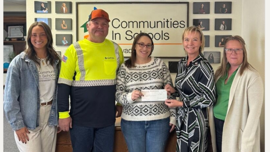 Community Support 5k donation to Nevada Elko schools